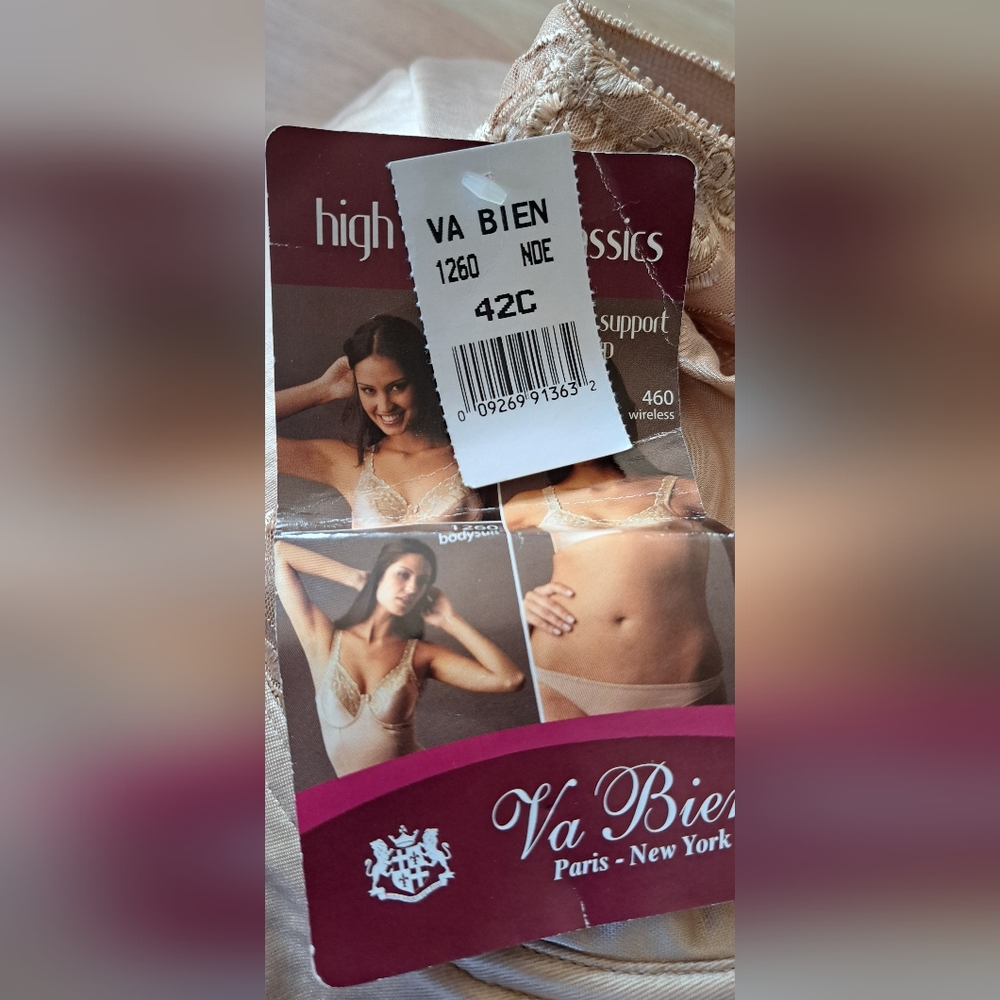 NWT VA BIEN Vintage Inspired Shapewear Size 42C - Picture 5 of 6